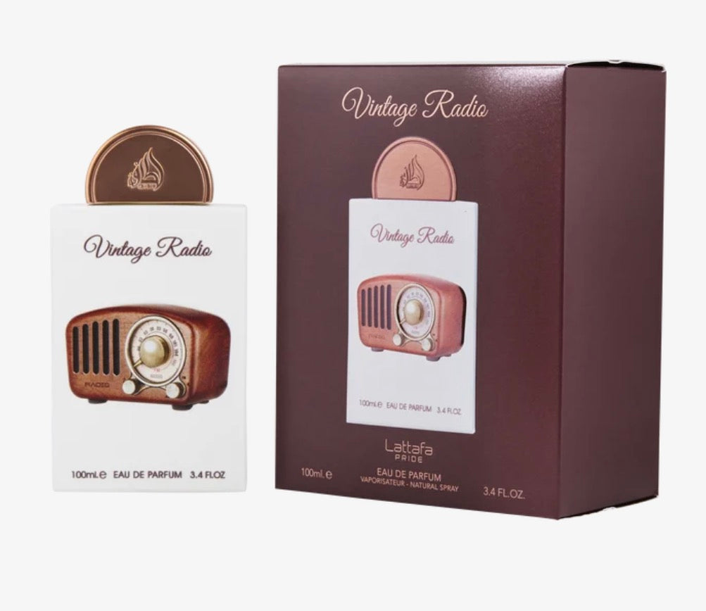 Lattafa Pride Vintage Radio Eau de Parfum 3.4 oz